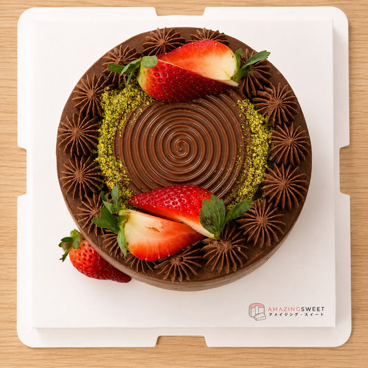 Classic Strawberry Chocolate Cake