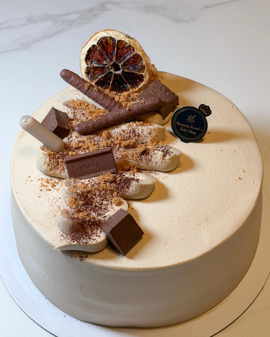 Sea Salt Caramel Coffee • Chocolate Panna Cotta Cake